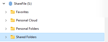 Partager des fichiers pour un lecteur Windows S
