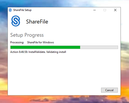 Windows 用ShareFile