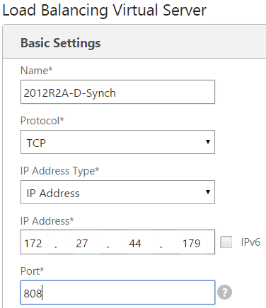 Load Balancing With NetScaler | StoreFront 3.12