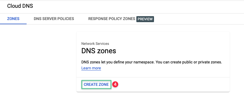 Cloud-DNS-Zone