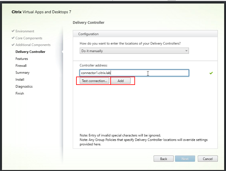 Citrix Virtual Apps and Desktops Delivery Controller