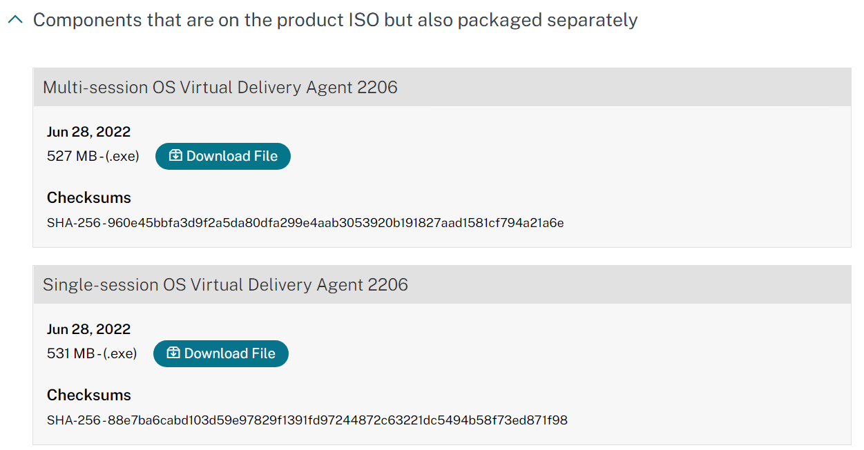 Citrix Virtual Apps and Desktops Product iso