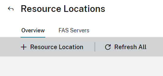 Citrix DaaS: actualizar las ubicaciones de recursos