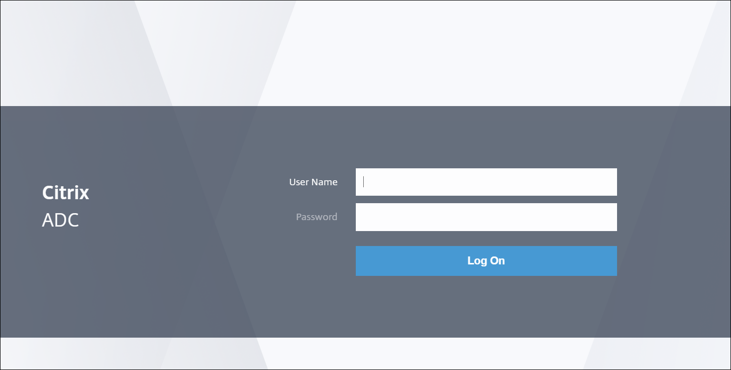 Log in to management console