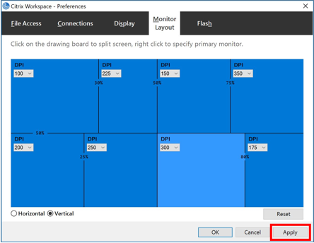 citrix receiver for mac location multiple monitors