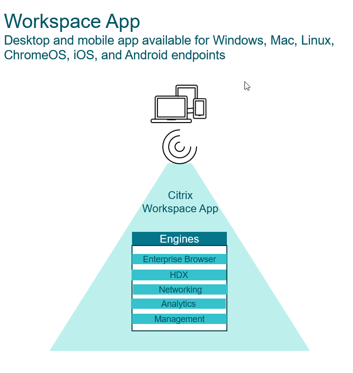 Présentation de l'application Citrix Workspace