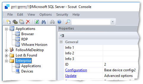 Scout Console Initial Installation