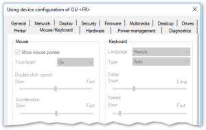 Setup inheritance