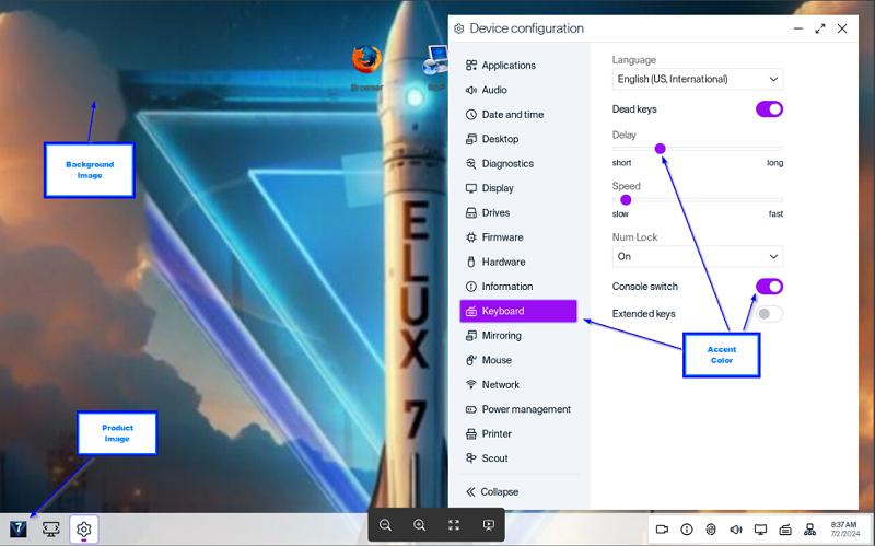 eLux 7 theming 2