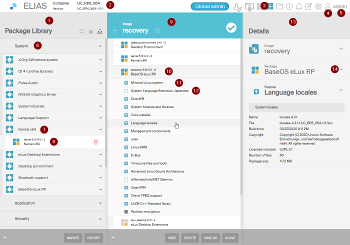 ELIAS Interface