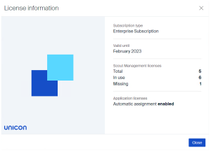 License Information Thumbnail