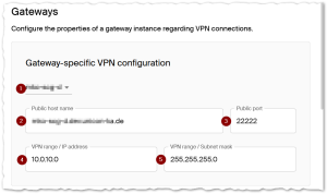 SCG Configuration Gateways