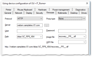 Setup firmware