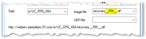 Setup firmware