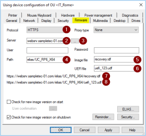 Setup firmware