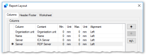 Merged Columns Example 2