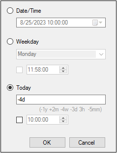 Report Filter Date