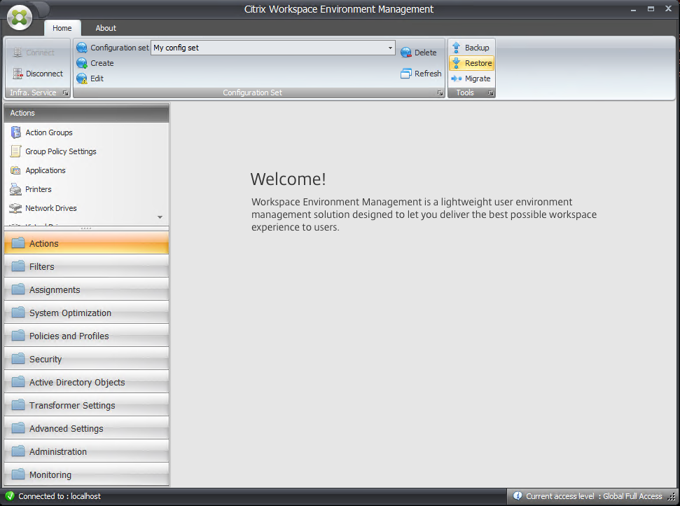 Configuring configuration sets 06