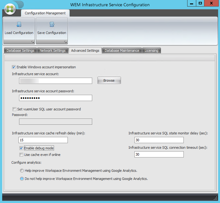 Configuring infrastructure services 05