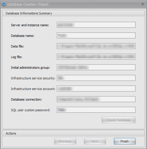 Creating a WEM database 12