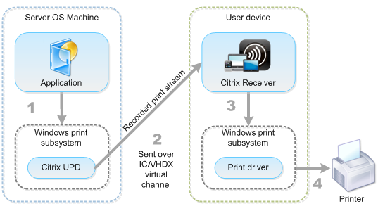 citrix plugin for receiver to print to local wireless printer