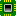 CPUアイコン - 緑色のマイクロチップ。