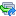 vApp-Export-Symbol - ein vApp-Symbol mit einem blauen Pfeil, der nach oben und rechts überlagert wird.