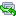 Icono de importación de vApps: Un icono de vApp con una flecha verde curvada hacia arriba y a la izquierda superpuesta.