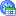 Un icono de instantánea programada solo en disco: un reloj azul con un icono de calendario superpuesto.