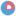 Cloud Config-Symbol - ein blauer Globus mit einem Viertel ausgeschnitten, um ein rot-weißes Interieur zu enthüllen.