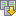 혼합 업데이트 상태의 호스트가 있는 풀 아이콘 - 상단에 노란색 아래쪽 화살표가 있는 풀 아이콘