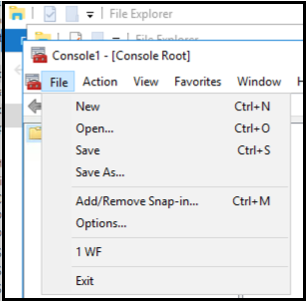 Abbildung von Windows Explorer