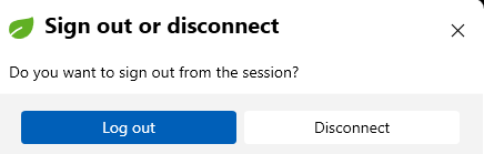 Invite d'écoresponsabilité avec icône